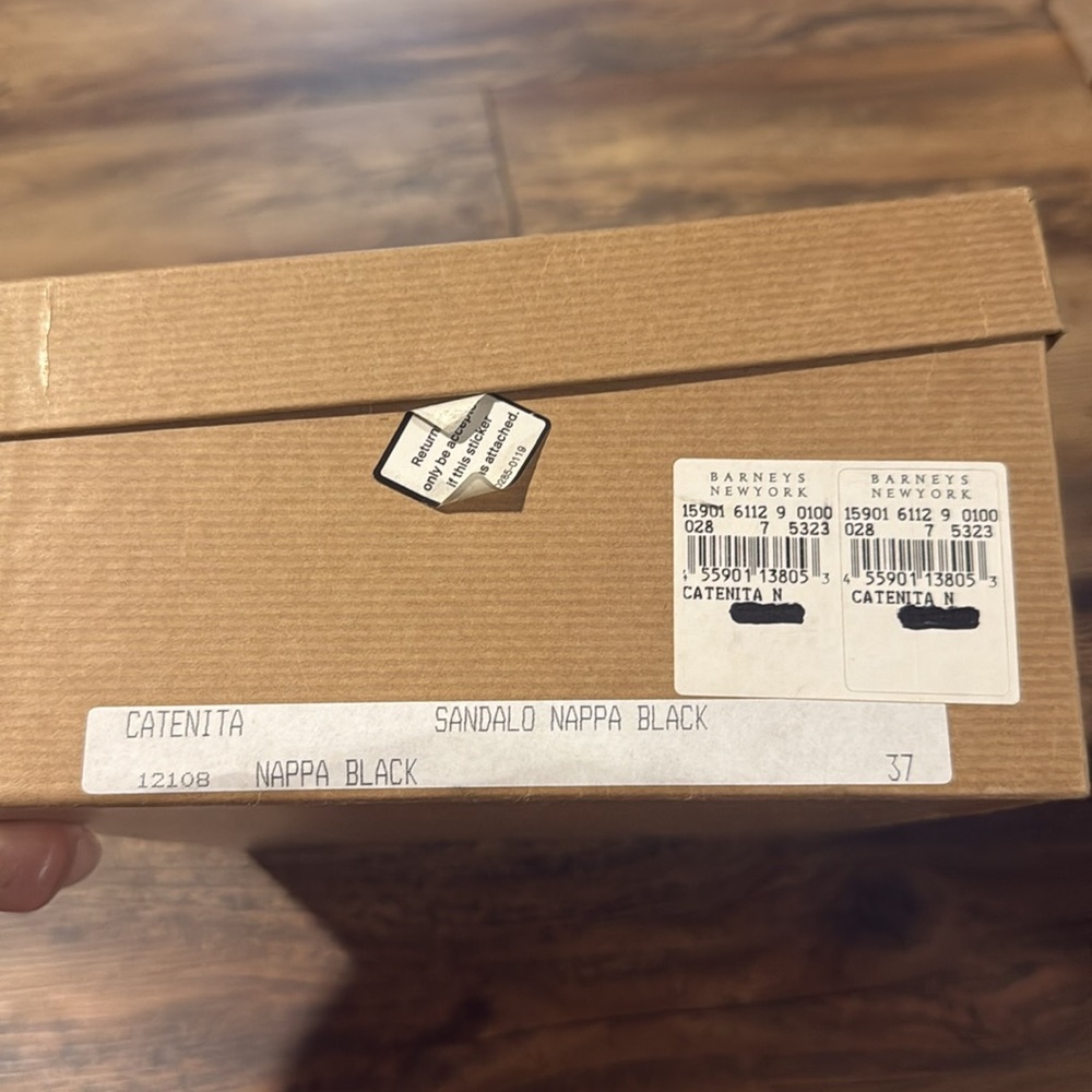NIB Christian Louboutin Catenita 120mm Peep-Toe Slingback size 37 EU/6.5-7 - Picture 10 of 12